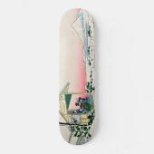 Katsushika Hokusai - Teehaus bei Koishikawa Skateboard (Vorderseite)