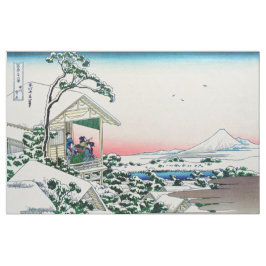 Katsushika Hokusai - Teehaus bei Koishikawa Stoff