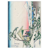 Katsushika Hokusai - Teehaus bei Koishikawa Tischdecke (Vorderseite)