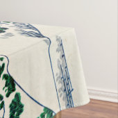 Katsushika Hokusai - Teehaus bei Koishikawa Tischdecke (Beispiel)