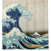 Katsushika Hokusai - The Great Wave off Kanagawa Duschvorhang (Vorderseite)
