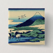 Katsushika Hokusai - Umegawa in der Provinz Sagami Button (Vorderseite)
