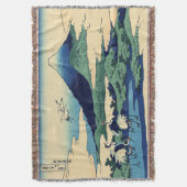 Katsushika Hokusai - Umegawa in der Provinz Sagami Decke (Vorderseite Vertikal)