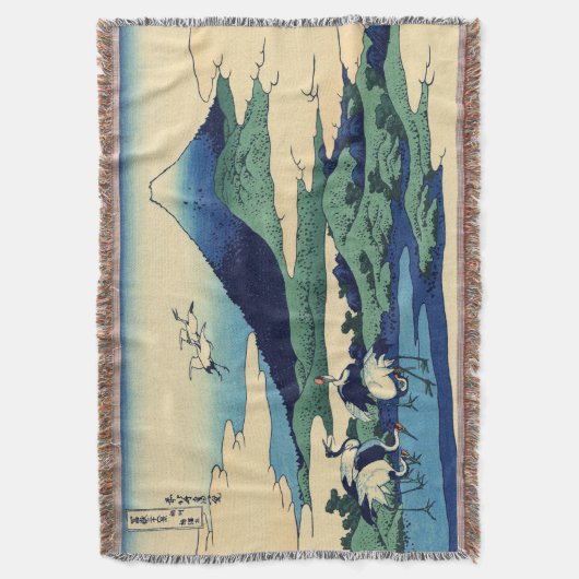 Katsushika Hokusai - Umegawa in der Provinz Sagami Decke (Vorderseite Vertikal)