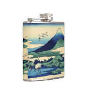 Katsushika Hokusai - Umegawa in der Provinz Sagami Flachmann (Rechts)