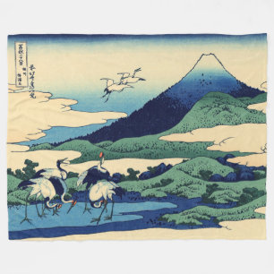 Katsushika Hokusai - Umegawa in der Provinz Sagami Fleecedecke