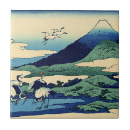Katsushika Hokusai - Umegawa in der Provinz Sagami Fliese