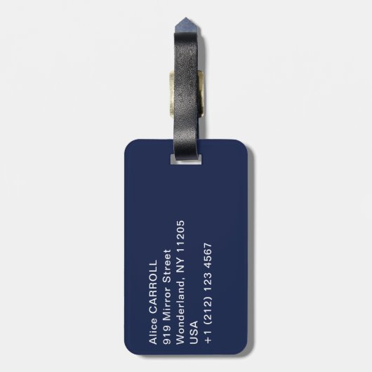 Katsushika Hokusai - Umegawa in der Provinz Sagami Gepäckanhänger (Rückseite vertikal)