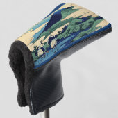 Katsushika Hokusai - Umegawa in der Provinz Sagami Golf Headcover (3/4 Vorderseite)