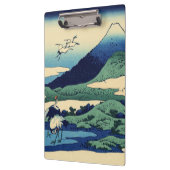 Katsushika Hokusai - Umegawa in der Provinz Sagami Klemmbrett (Links)