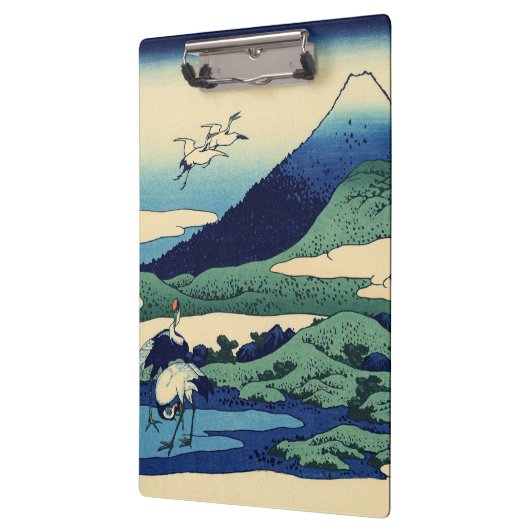 Katsushika Hokusai - Umegawa in der Provinz Sagami Klemmbrett (Links)