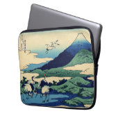 Katsushika Hokusai - Umegawa in der Provinz Sagami Laptopschutzhülle (Vorderseite Links)