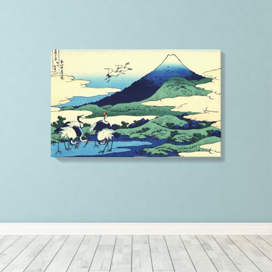 Katsushika Hokusai - Umegawa in der Provinz Sagami Leinwanddruck (Insitu (Holzboden))