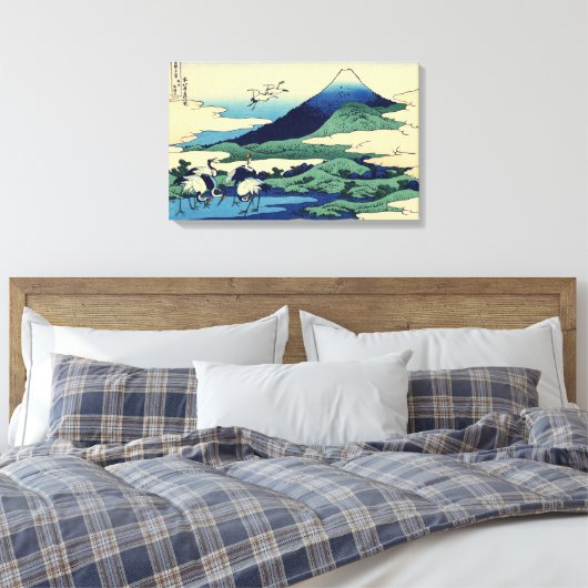 Katsushika Hokusai - Umegawa in der Provinz Sagami Leinwanddruck (Insitu (Schlafzimmer))