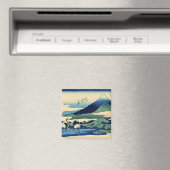 Katsushika Hokusai - Umegawa in der Provinz Sagami Magnet (In Situ (Geschirrspüler))