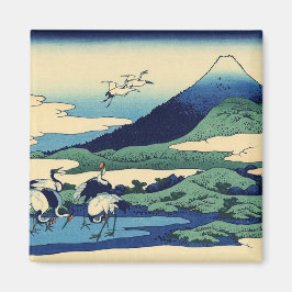 Katsushika Hokusai - Umegawa in der Provinz Sagami Magnet
