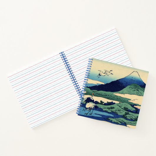 Katsushika Hokusai - Umegawa in der Provinz Sagami Notizblock (Innenseite)