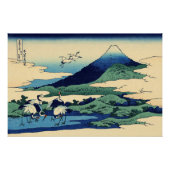 Katsushika Hokusai - Umegawa in der Provinz Sagami Poster (Vorderseite)