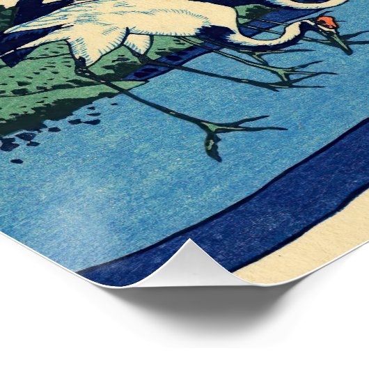 Katsushika Hokusai - Umegawa in der Provinz Sagami Poster (Ecke)