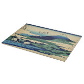 Katsushika Hokusai - Umegawa in der Provinz Sagami Schneidebrett (Ecke)