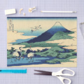 Katsushika Hokusai - Umegawa in der Provinz Sagami Seidenpapier (Handwerk)