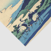 Katsushika Hokusai - Umegawa in der Provinz Sagami Seidenpapier (Ausschnitt)