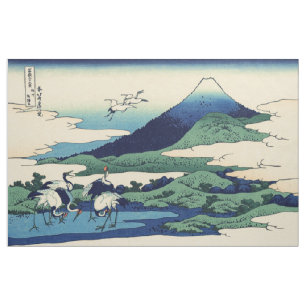 Katsushika Hokusai - Umegawa in der Provinz Sagami Stoff