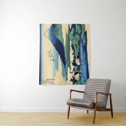 Katsushika Hokusai - Umegawa in der Provinz Sagami Wandteppich (Beispiel)