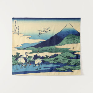 Katsushika Hokusai - Umegawa in der Provinz Sagami Wandteppich