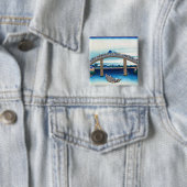 Katsushika Hokusai - Unter der Mannenbrücke, Fukag Button (Beispiel)