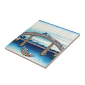 Katsushika Hokusai - Unter der Mannenbrücke, Fukag Fliese (Seite)