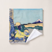 Katsushika Hokusai - Wassermühle in Onden Badhandtuch Set (Waschlappen)