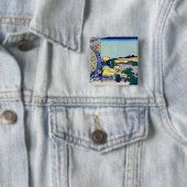 Katsushika Hokusai - Wassermühle in Onden Button (Beispiel)