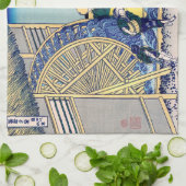 Katsushika Hokusai - Wassermühle in Onden Geschirrtuch (Gefaltet)