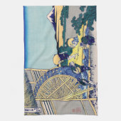 Katsushika Hokusai - Wassermühle in Onden Geschirrtuch (Vertikal)