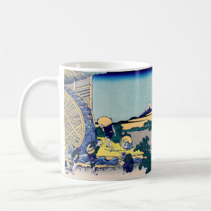 Katsushika Hokusai - Wassermühle in Onden Kaffeetasse