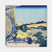 Katsushika Hokusai - Wassermühle in Onden Magnet (Vorne)