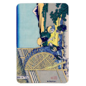 Katsushika Hokusai - Wassermühle in Onden Magnet (Vertikal)