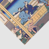 Katsushika Hokusai - Yoshida auf dem Tokaido Seidenpapier (Ausschnitt)