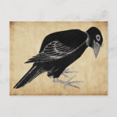 Katsushika Hokusais Crow 1814 Postkarte (Vorderseite)