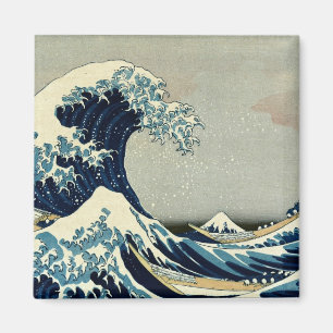 Katsushika Hokusai's The Great Wave off Kanagawa Magnet