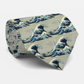 Katsushika Hokusai's The Great Wave off Kanagawa N Krawatte (Gerollt)