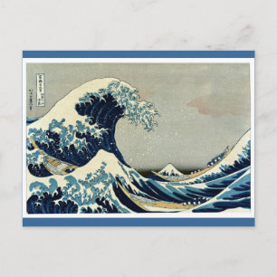 Katsushika Hokusai's The Great Wave off Kanagawa Postkarte
