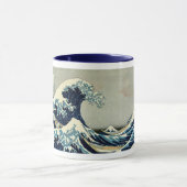 Katsushika Hokusai's The Great Wave off Kanagawa Tasse (Zentrum)