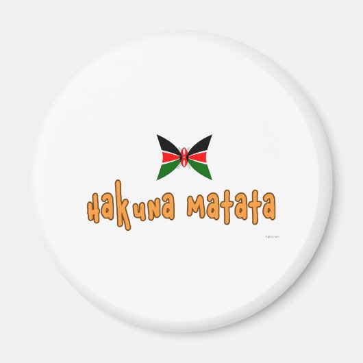 KattCraft: Hakuna Matata Magnet (Vorne)