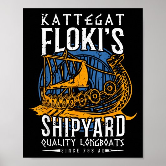 Kattegat Flokis Shipyard - Nordic Mythology &amp Poster (Vorne)
