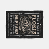 Kattegat Flokis Shipyard Nordic Mythology Viking Fleecedecke (Vorderseite (Horizontal))