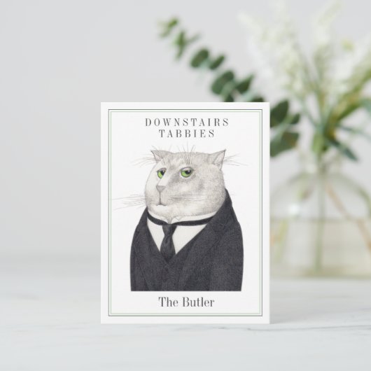 KATTENPLATTE POSTKARTE (Stehend Vorderseite)