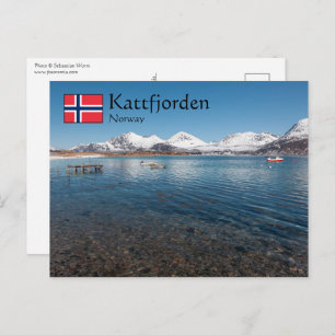 Kattfjorden Norwegen Postkarte