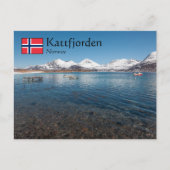 Kattfjorden Norwegen Postkarte (Vorderseite)